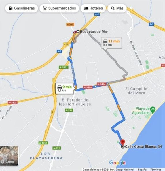 Apartamento Las Palmerillas-Residencial Torrequebrada Roquetas de Mar Esterno foto